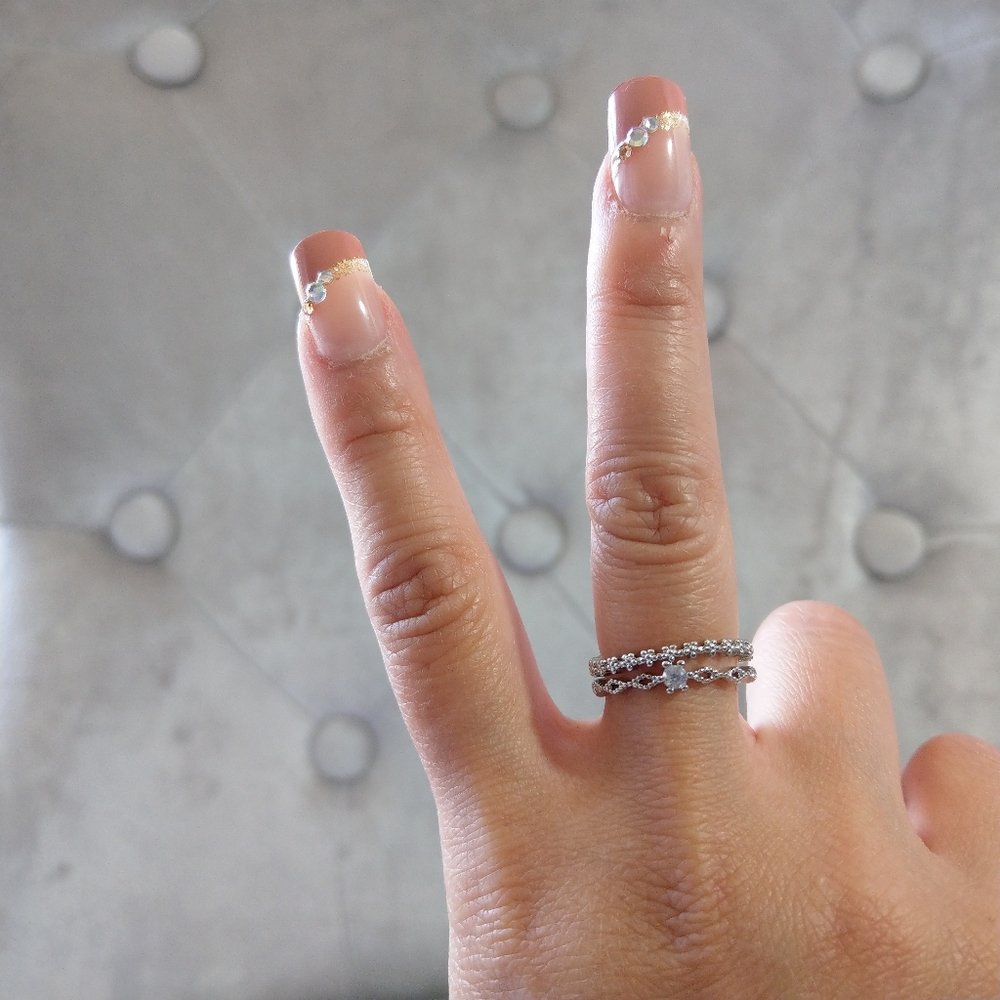 🔥LAST 1🔥NEW DOUBLE LAYER RING - Picture 3 of 9